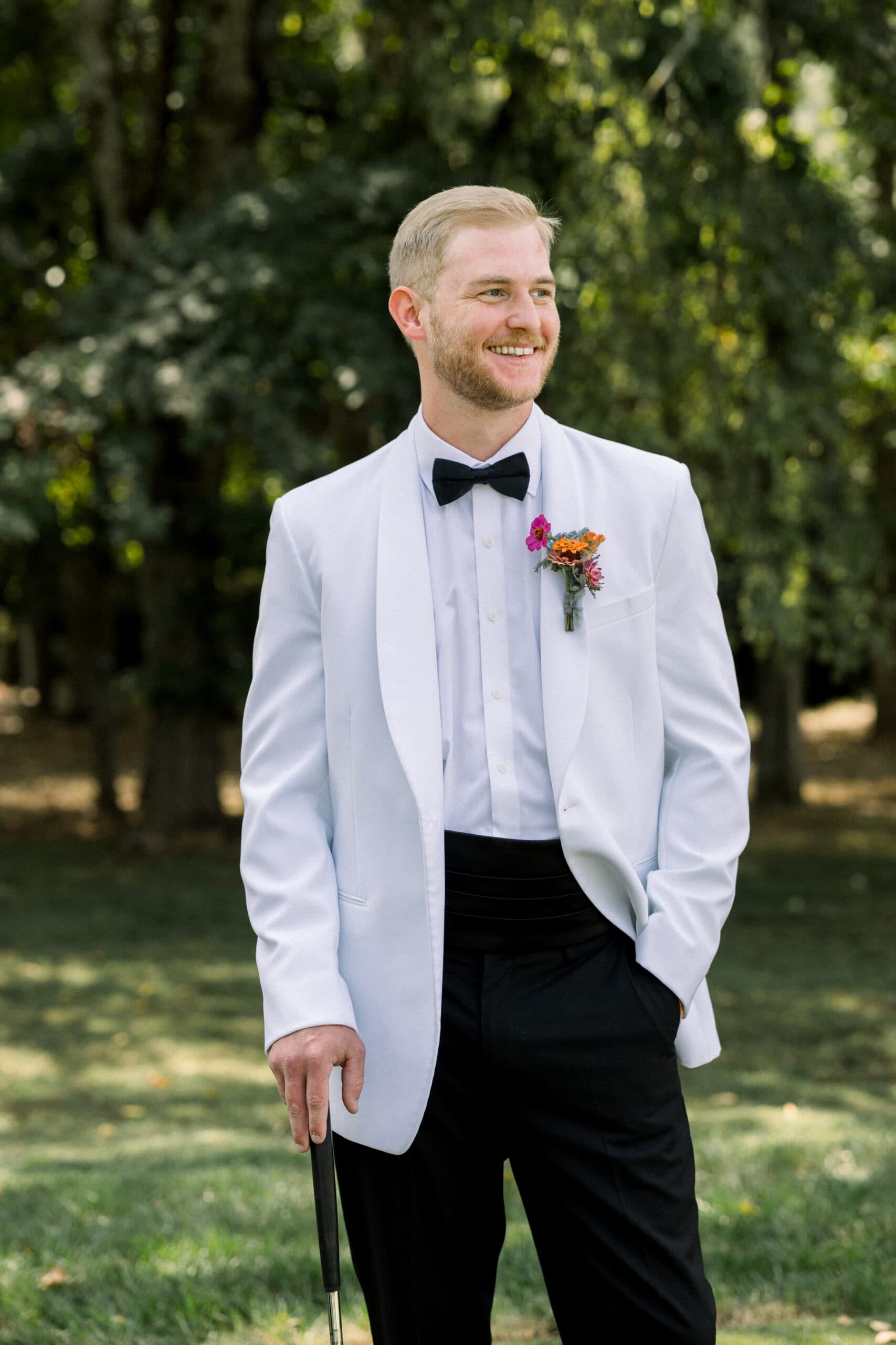Gentleman in formal attire at an elegant venue