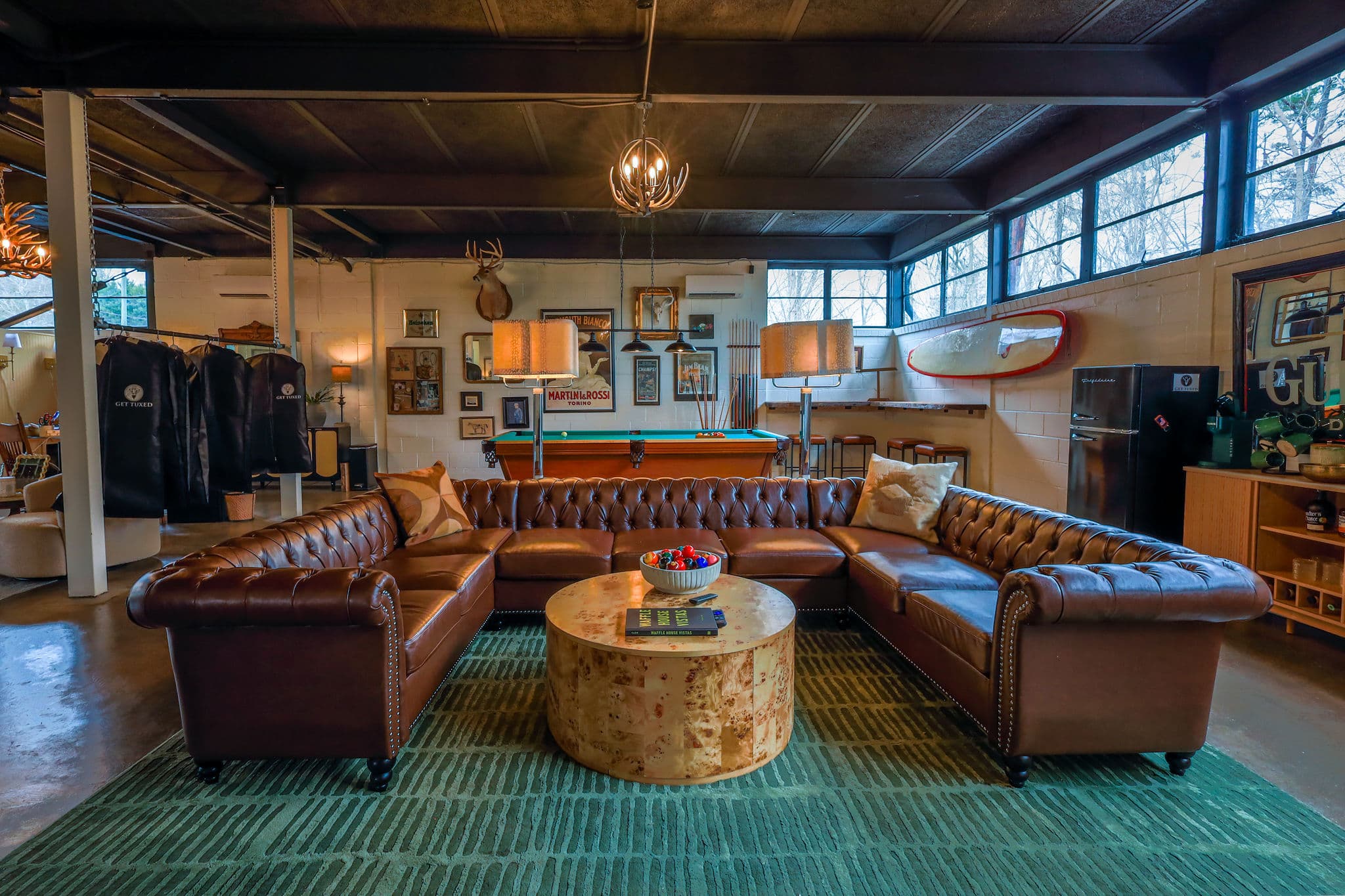 Inside the Get Tuxed showroom