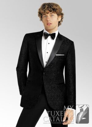 Black Paisley 'Chase' Tuxedo