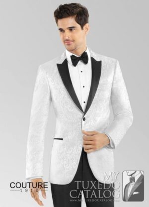 White Paisley 'Chase' Tuxedo