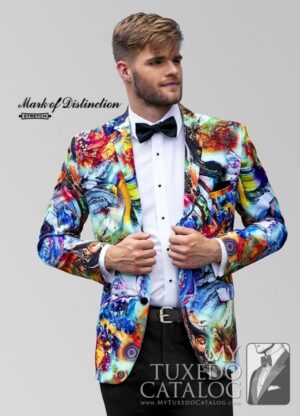 Multicolor 'Hendrix' Tuxedo