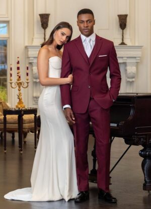 Cranberry 'Ricardo' Suit